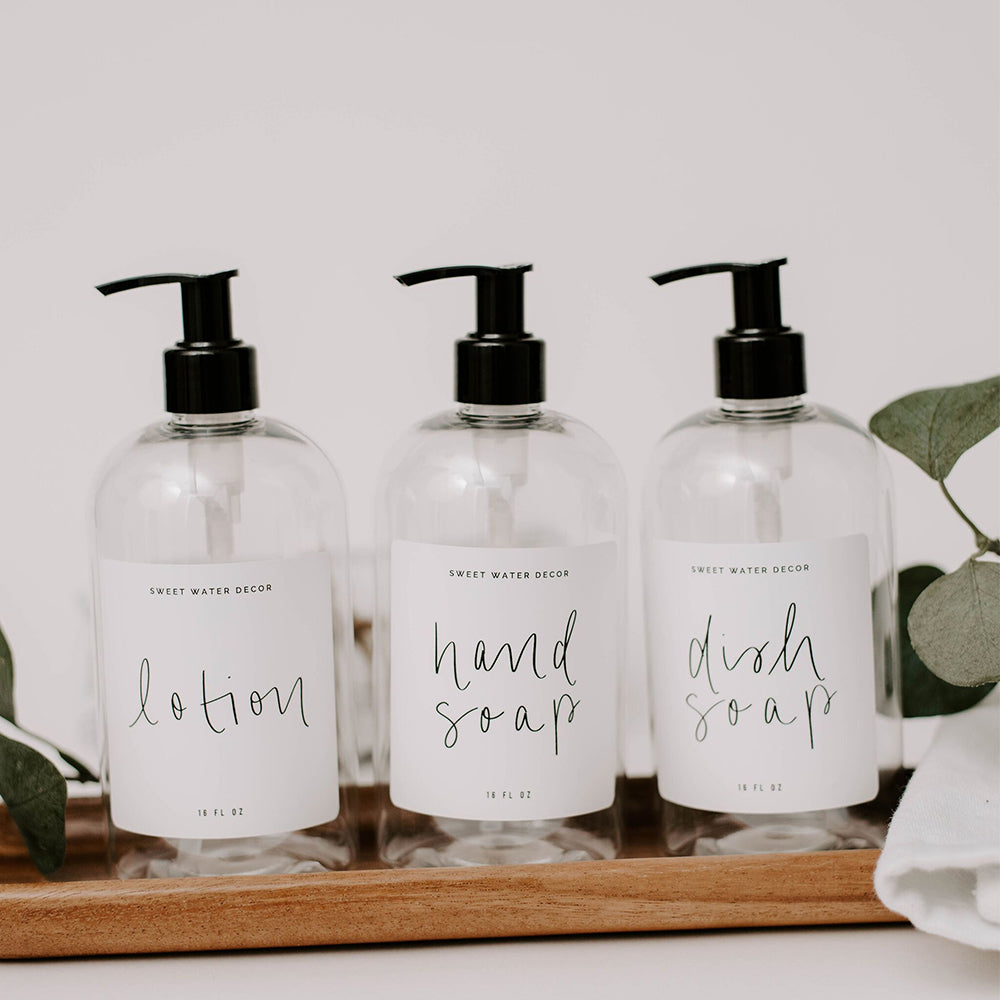 Bathroom Dispenser Bottles