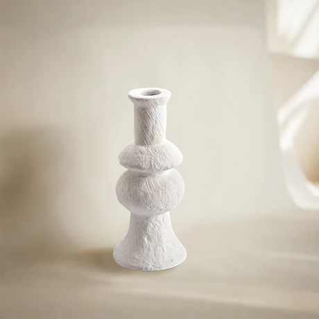 Handmade Vintage Ceramic Vase and Candle Holder