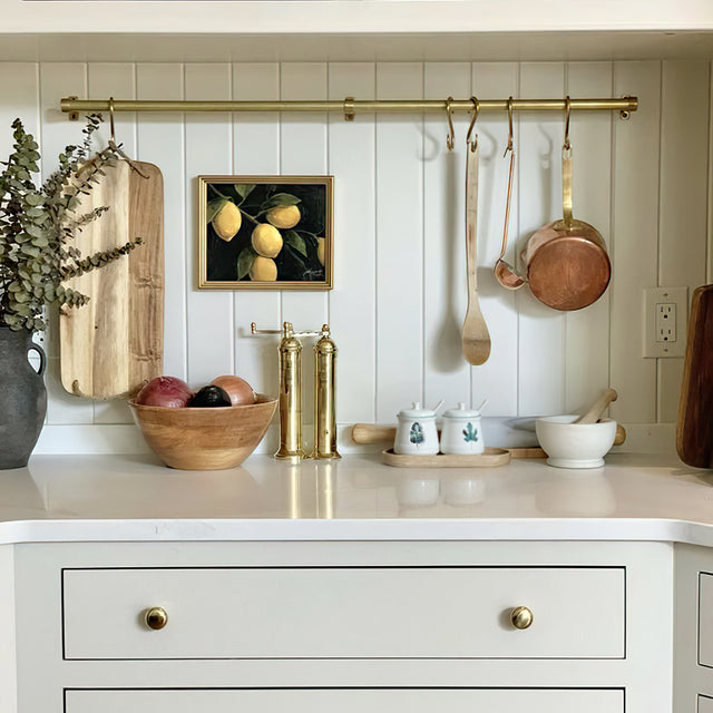 3 piece plant ceramic seasoning jar set in the kitchen