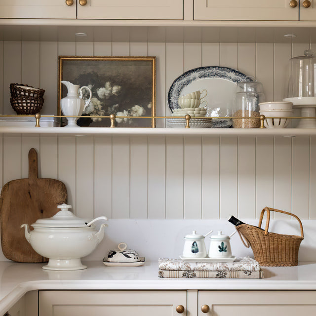 3 piece plant ceramic seasoning jar set on the counter