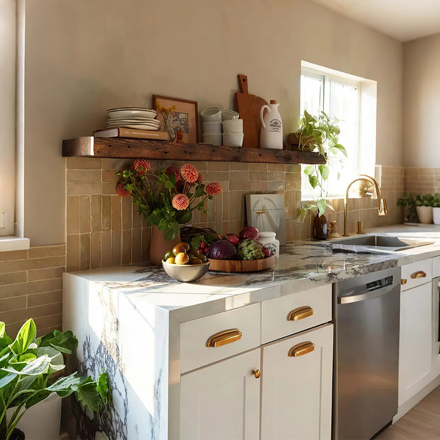 4 piece ceramic seasoning bottle set in the kitchen