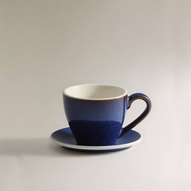 80 ml Retro Luxury Indigo Blue Ceramic Coffee Cup