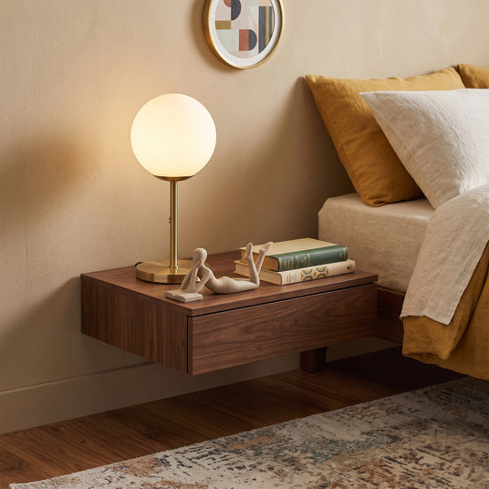 Abstract Reading Figure On Bedside Table