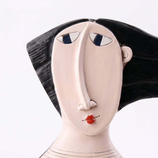 Abstract Woman Face Close Up Detail