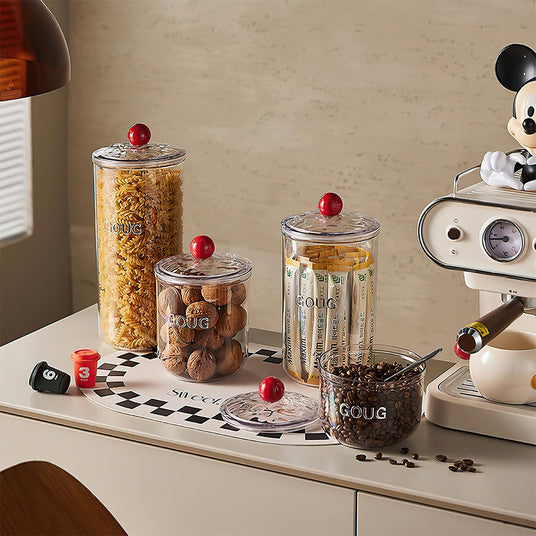 Airtight Food Storage Canisters Kitchen Storage Jar Besides The Coffee Machine 081234
