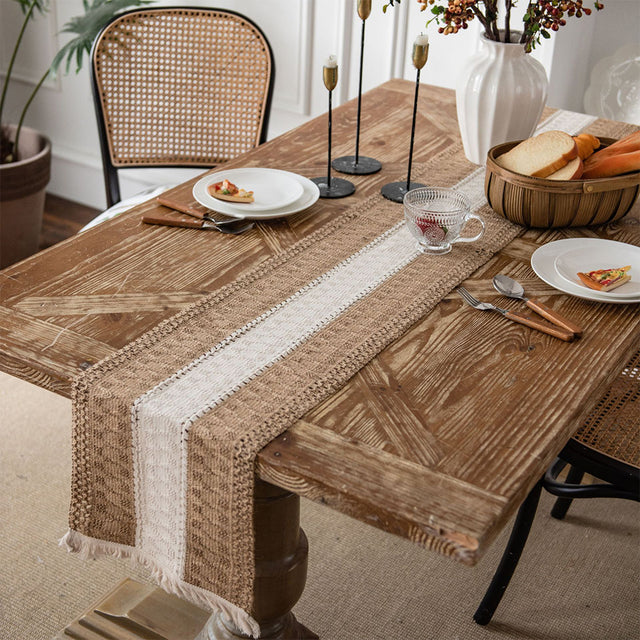 American-Style-Khaki-Woven-Hemp-Rope-Table-Runner-Scene-072405