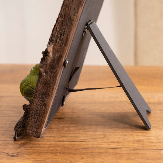 American-vintage-resin-bird-themed-picture-frame-close-up-0609