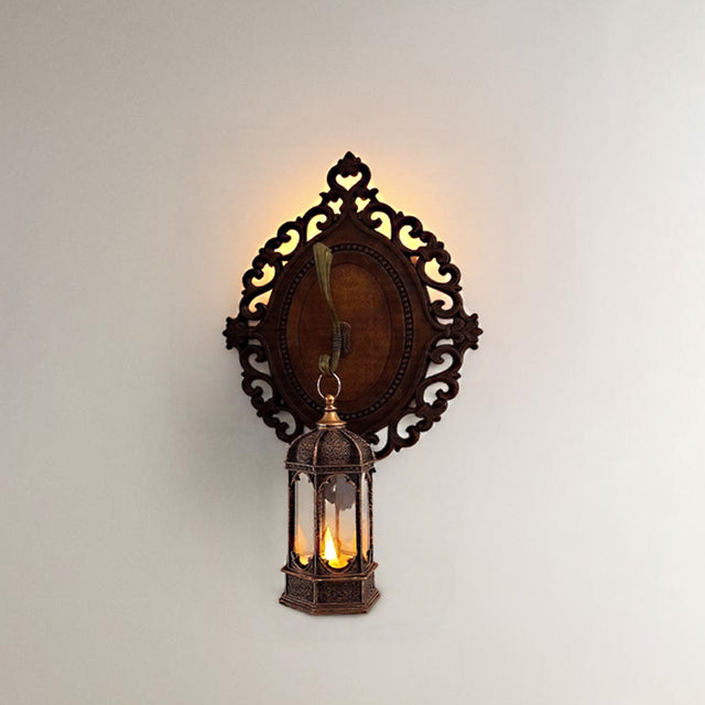 Antique Style Wooden Wall Art Classic French Wood Carving Decor 090807