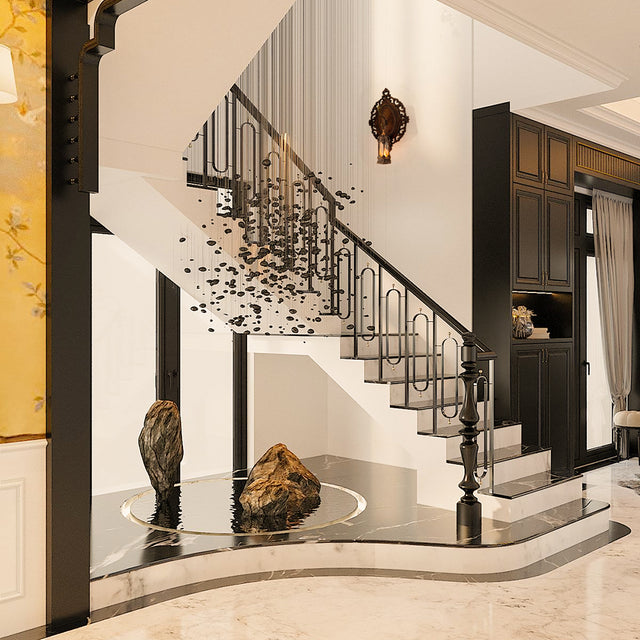 Antique Style Wooden Wall Art Classic French Wood Carving Decor Mounted On The White Wall 090807