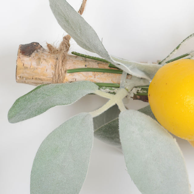 Artificial Hanging Lemon Branch details