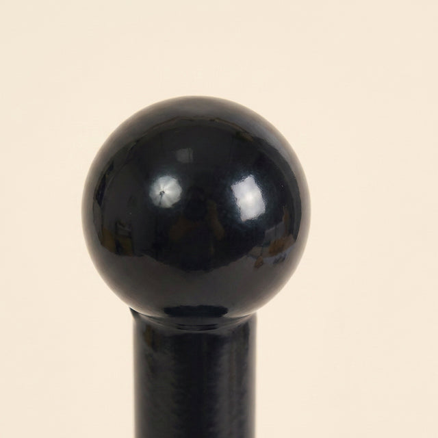Black Ball Finial Top Detail Close Up
