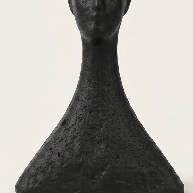 Abstract Resin Head Bust Sculpture — Modern Art Figurine for Mantel, Shelf & Home Décor