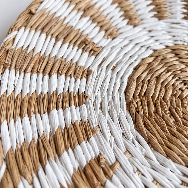 Braided wicker texture detail