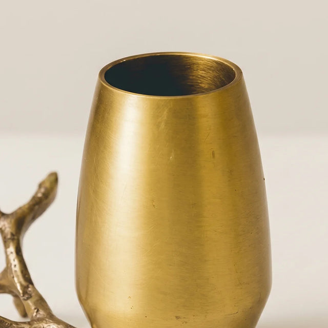 Brass Candle Cup Inner Detail