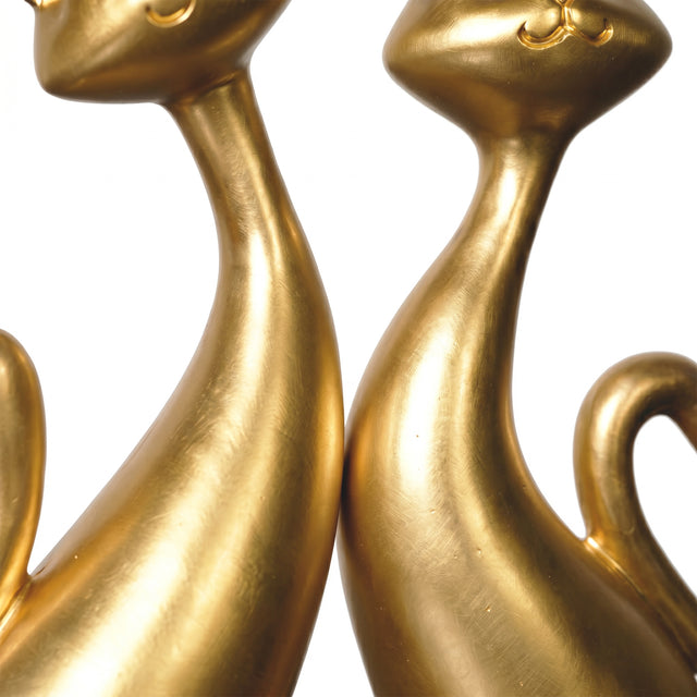 Brushed Gold Cat Surface Texture