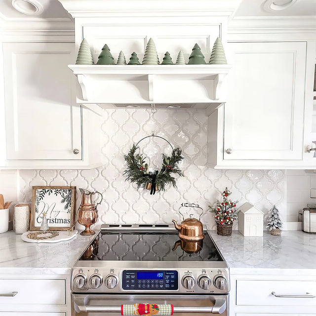 Christmas Gingerbread Man Handle Covers Set On The Oven Handle 081440