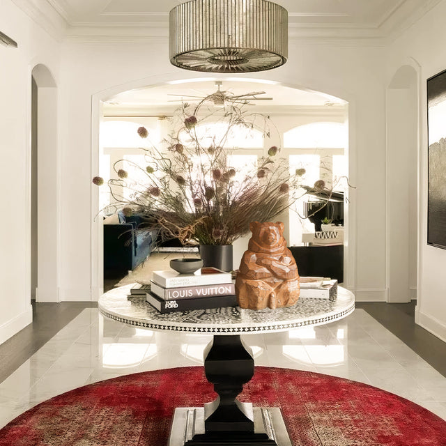 Collector Edition Hokkaido Craftsmanship Entryway Decorative Ornament - Guardian Bear Wood Carving for the Porch