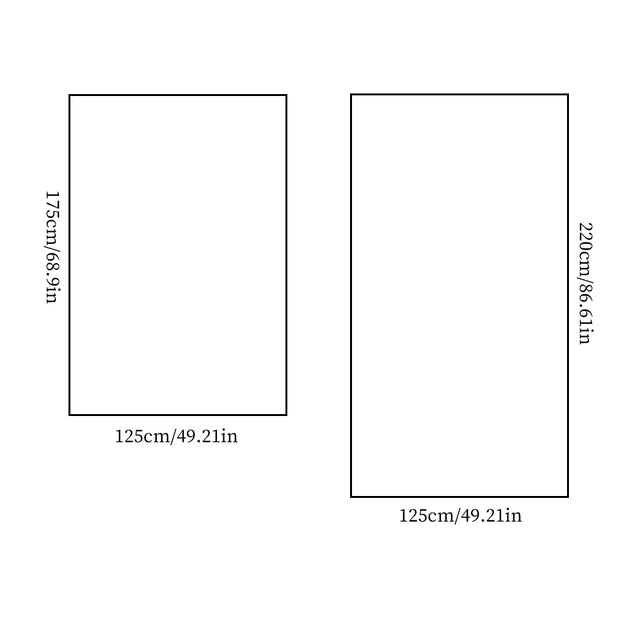 Comfortable Premium Textured Knit Blanket Navy Blue Size Chart