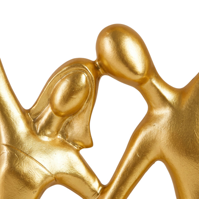 Couple Kissing Faces Close Up Detail