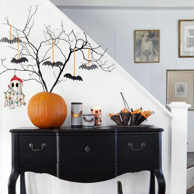 Cute Halloween Ghost Acrylic Home Hanging Decor On The Pumpkin Tree 081123