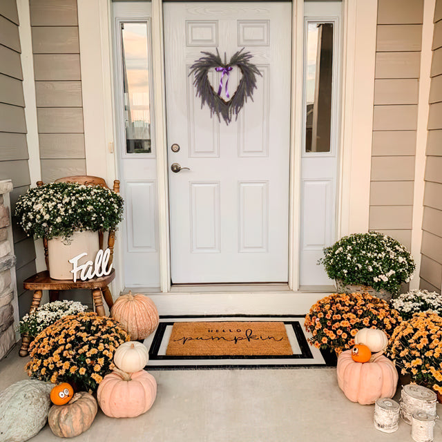 Decorative Heart Lavender Wreath Wall Door Hanger Outdoor