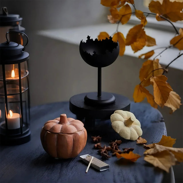 European-vintage-iron-thin-stem-candle-holder-scene-0606