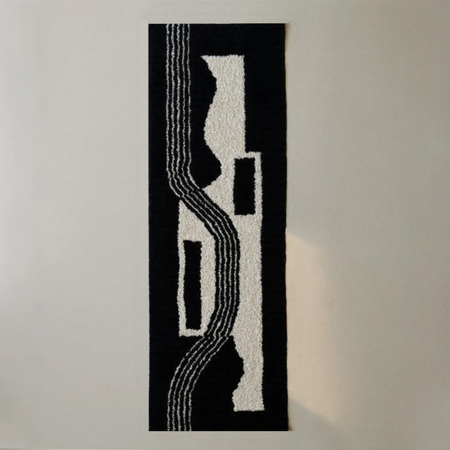 Flocked Velvet Rug Foldable Machine Washable Carpet 090431