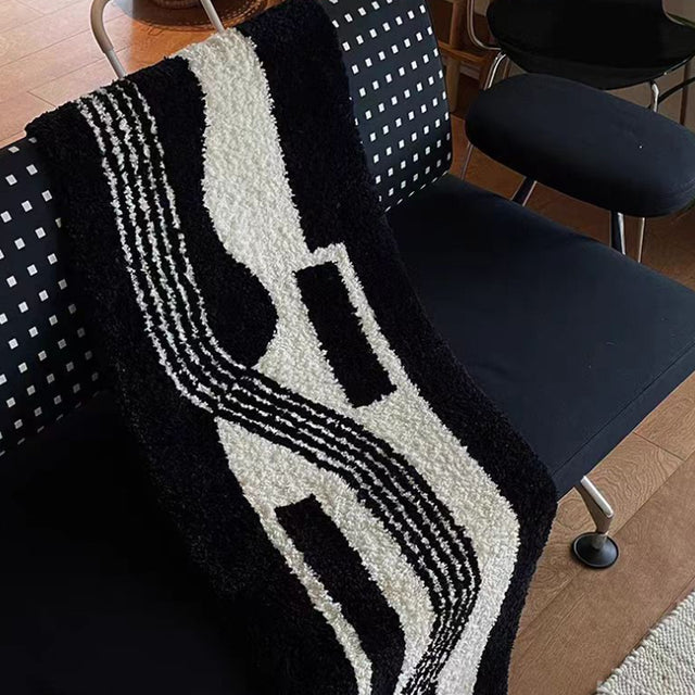 Flocked Velvet Rug Foldable Machine Washable Carpet Details 2 090431