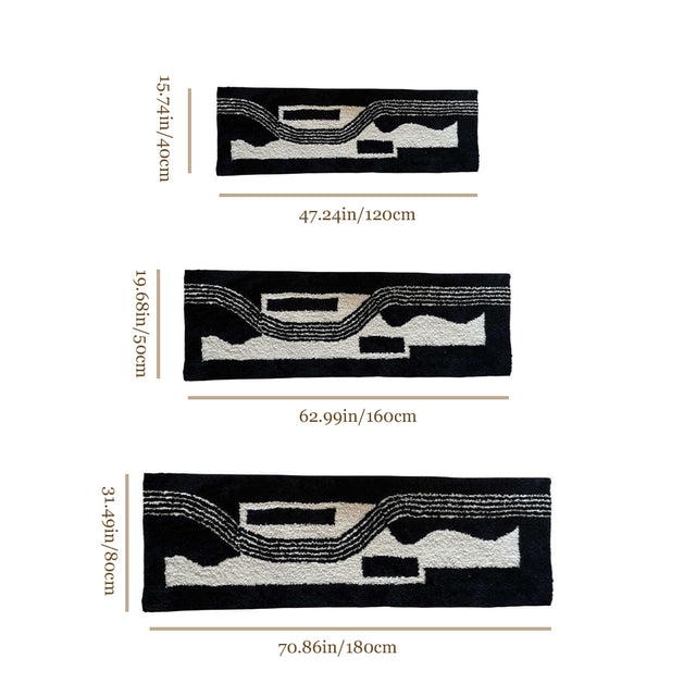 Flocked Velvet Rug Foldable Machine Washable Carpet Size Chart 090431