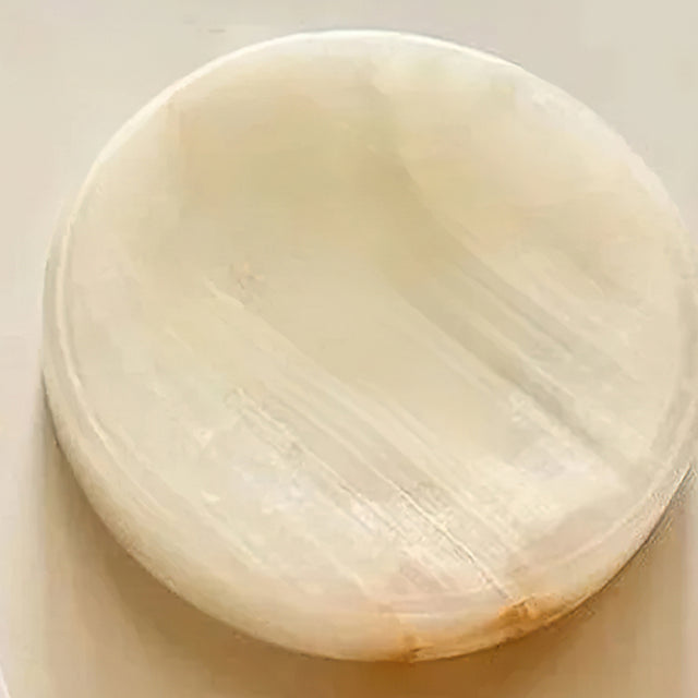 French Vintage Luxury-Style Natural Round Marble Tray Detail