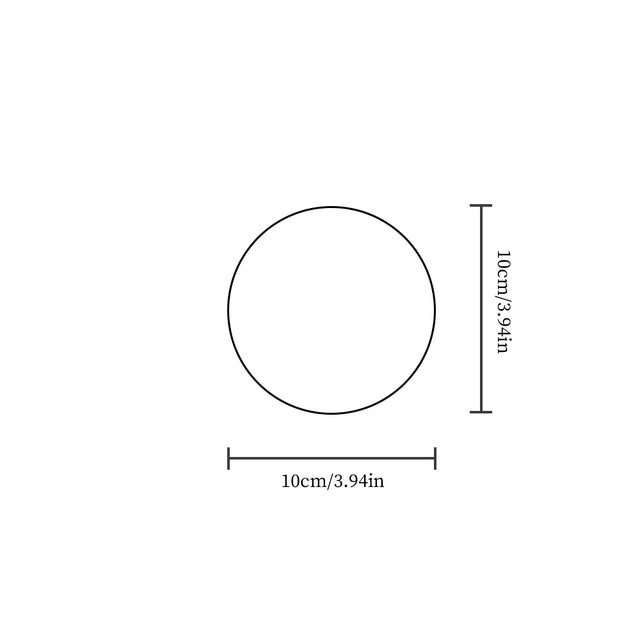 French Vintage Luxury-Style Natural Round Marble Tray Size Chart