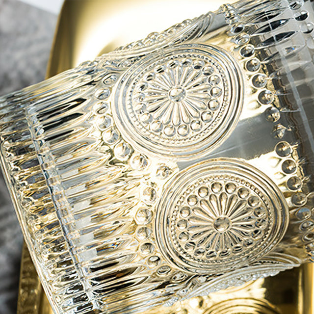 Glass Bathroom Dispenser Set details