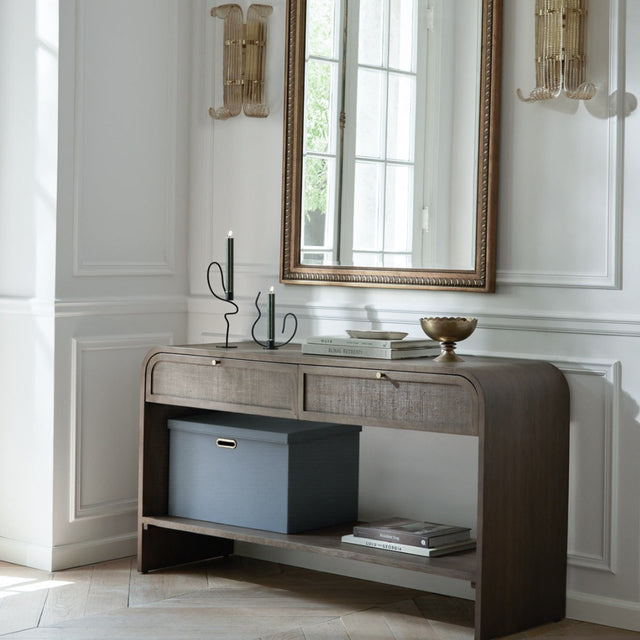 Gray Foldable PP Storage Bins Washable Organizer Box with Lid In The Espresso Console Table 0905262