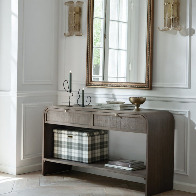 Gray Plaid Foldable PP Storage Bins Washable Organizer Box with Lid Under The Espresso Console Table 0905261