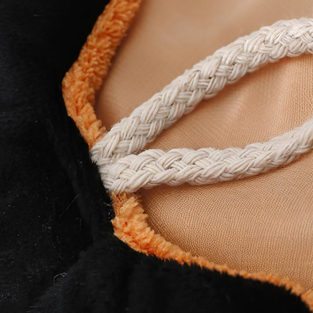 Halloween Cartoon Pumpkin Ghost Coral Velvet Hand Towel Details 3