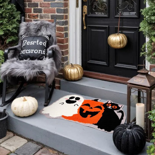 Halloween Festival Ghost Door Mat Horror Floor Mat Besides The Chair 081222
