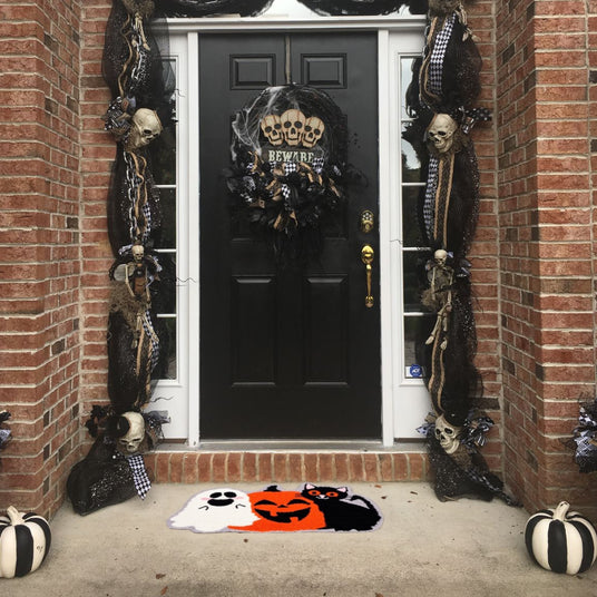 Halloween Festival Ghost Door Mat Horror Floor Mat Outdoors 081222