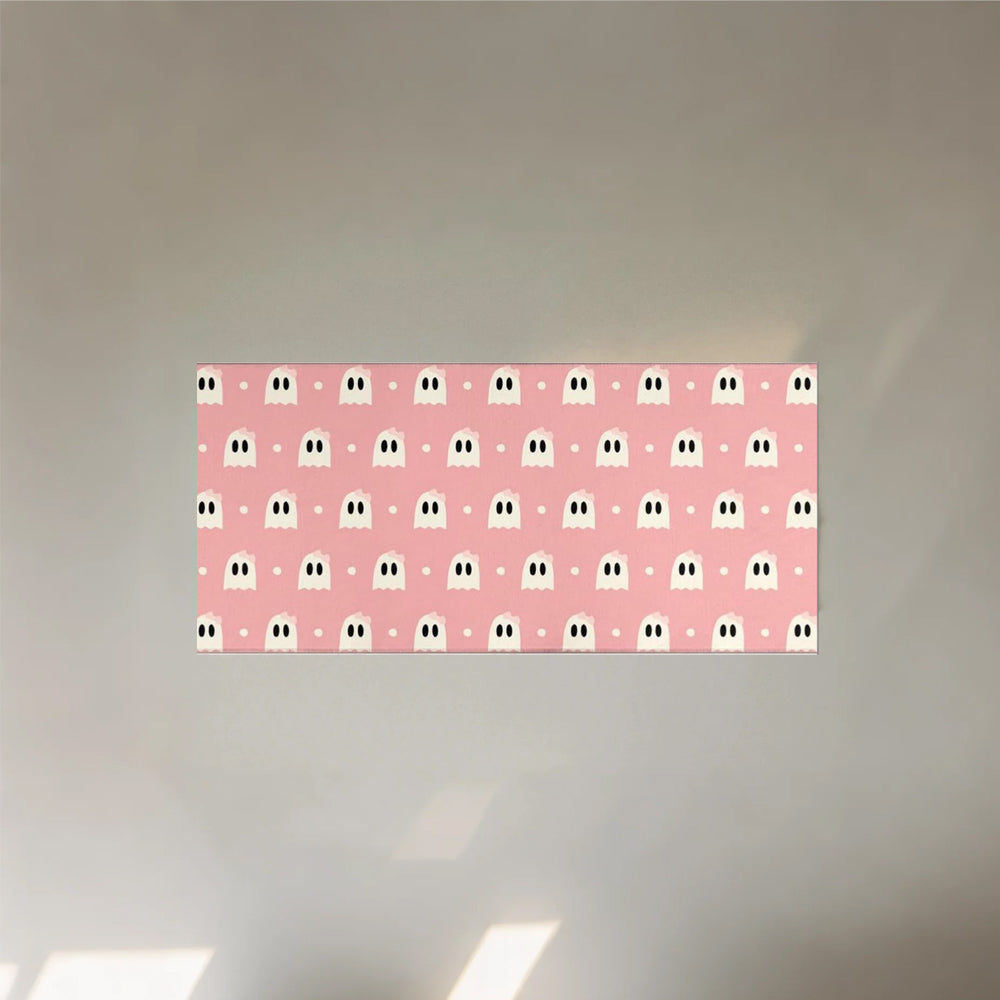 Halloween Pink Ghost Crystal Velvet Kitchen Details 2 081225