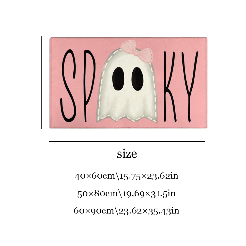 Halloween Pink Ghost Crystal Velvet Kitchen Size Chart 1 081225