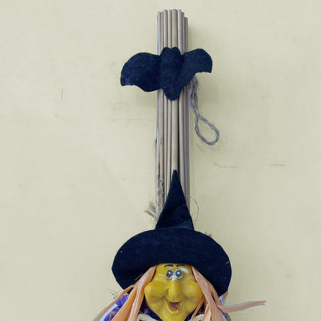 Halloween Witch Ornament Broom Shaped Decor Random Delivery Details 1 080809