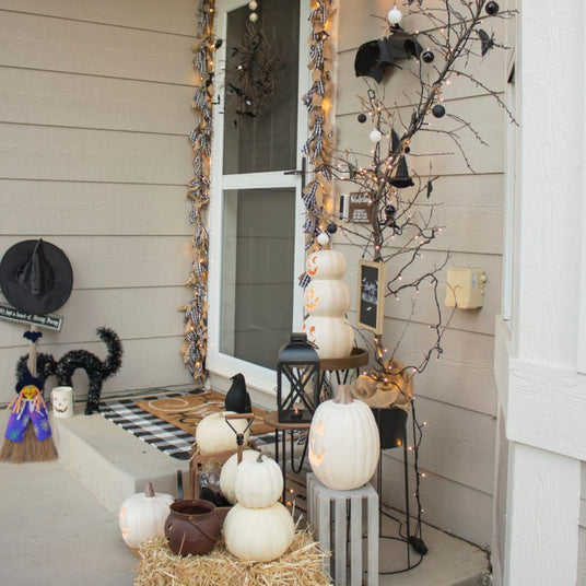 Halloween Witch Ornament Broom Shaped Decor Random Delivery Outside The Door 080809