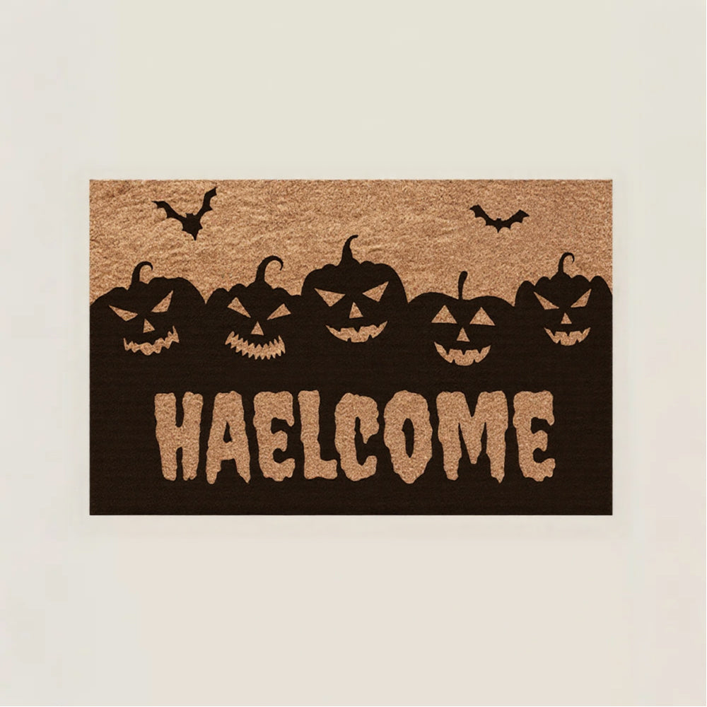 Halloween spooky welcome door mat 08128