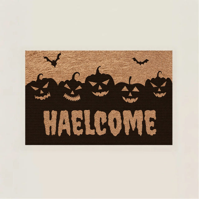 Halloween spooky welcome door mat 08128