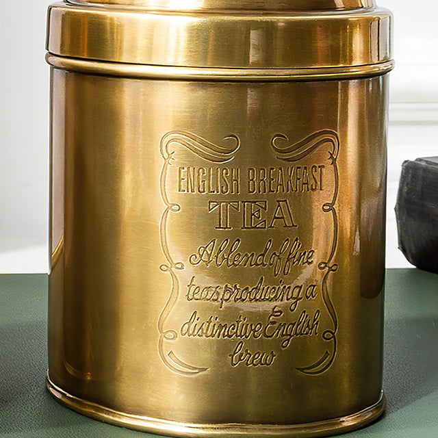 Hand Made Brass Carved Storage Jars Set Details 2 081336