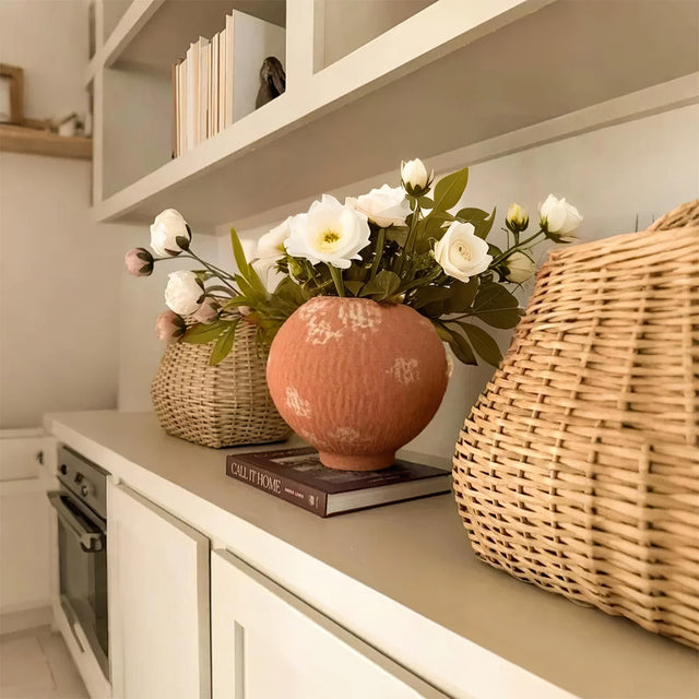 Handcrafted Rustic Ceramic Vase Artistic Decorative Pot for Tabletops Shelves and Airbnb Interiors On The Decorative Book 090825