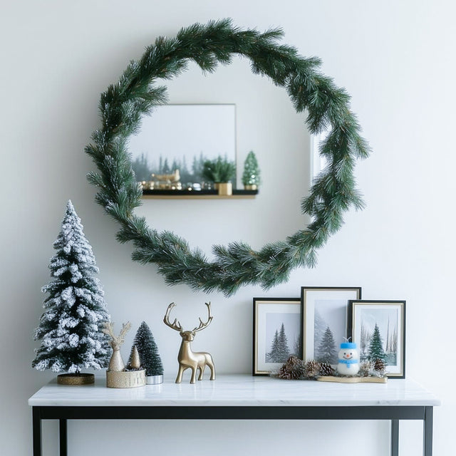 Handcrafted Snowman Aromatherapy Candle In Front Of The Photo Frame 090521