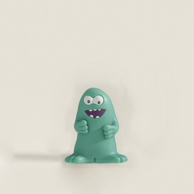 Handmade Cartoon Terracotta Figurine Scented Candle Green 081208