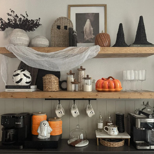 Light Luxury Pumpkin Shaped Ceramic Plate Butter Dish On The Shelf 081112