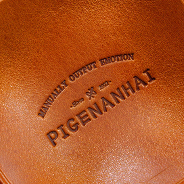 Minimalist Leather Catch All Tray Nordic Retro Valet Dish for Keys Jewelry Watch Storage Details 2 090929