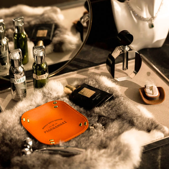 Minimalist Leather Catch All Tray Nordic Retro Valet Dish for Keys Jewelry Watch Storage In Front Of The Mirror 090929